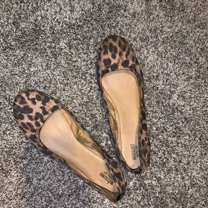 Mossimo leopard ballet flats size 9